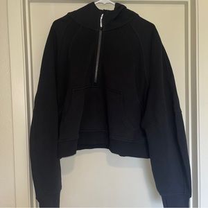 Lululemon Oversized Half Zip Scuba Black XL/XXL NWOT